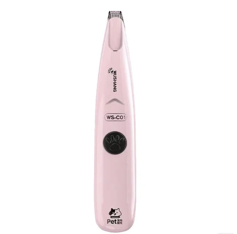 Electric Grooming Trimmer for Dogs Waterproof Designed for Trimming Paw Hair Low-Noise Suitable Forshaving the Face Paws Ears H