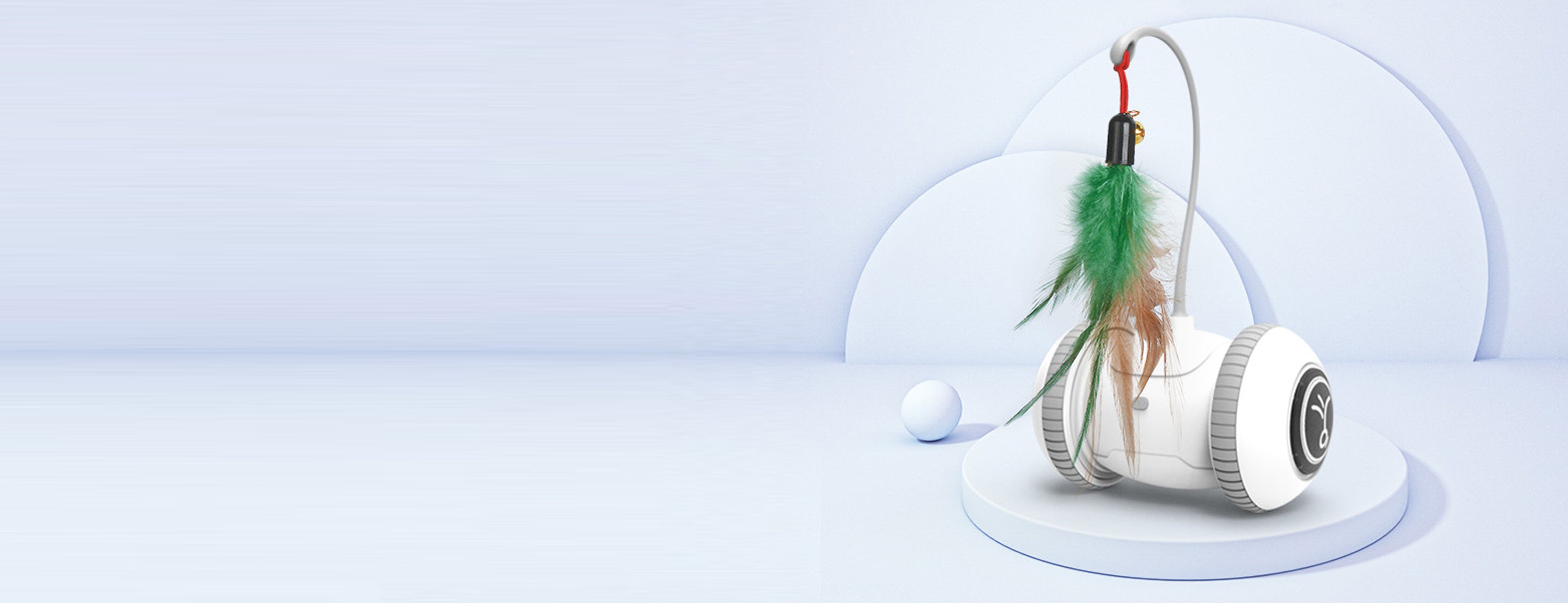 Interactive Cat Feather Toy
