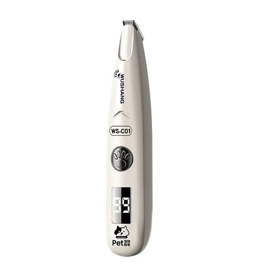 Electric Grooming Trimmer for Dogs Waterproof Designed for Trimming Paw Hair Low-Noise Suitable Forshaving the Face Paws Ears H