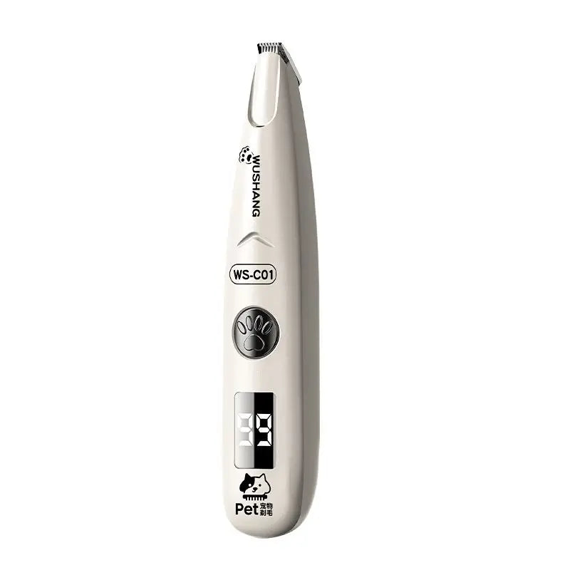 Electric Grooming Trimmer for Dogs Waterproof Designed for Trimming Paw Hair Low-Noise Suitable Forshaving the Face Paws Ears H